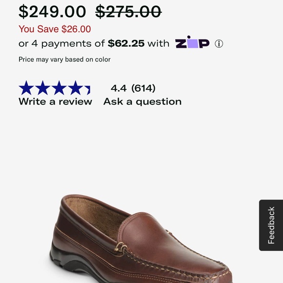 Allen Edmonds Leather Shoe